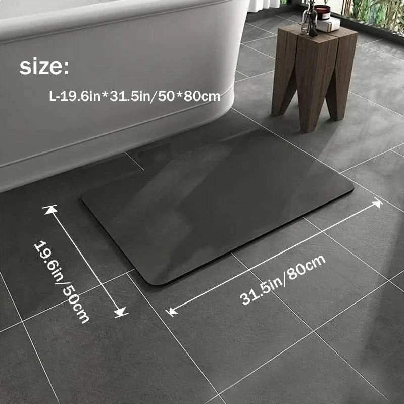 Quick-Dry Non-Slip Diatomite Bath Mat