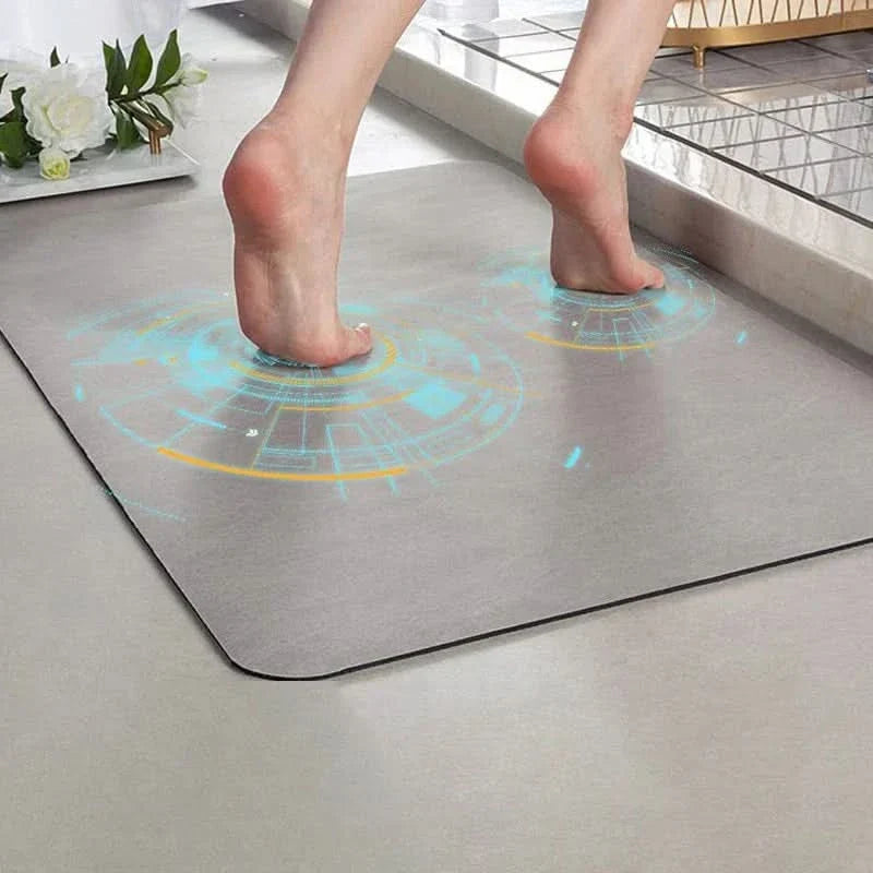 Quick-Dry Non-Slip Diatomite Bath Mat