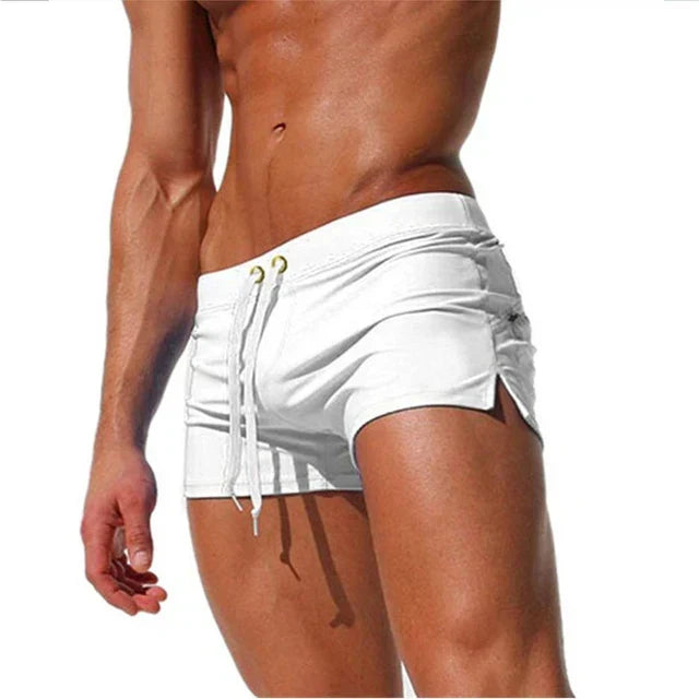Quick-Dry Swim Shorts with Adjustable Waistband