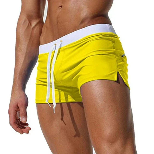Quick-Dry Swim Shorts with Adjustable Waistband