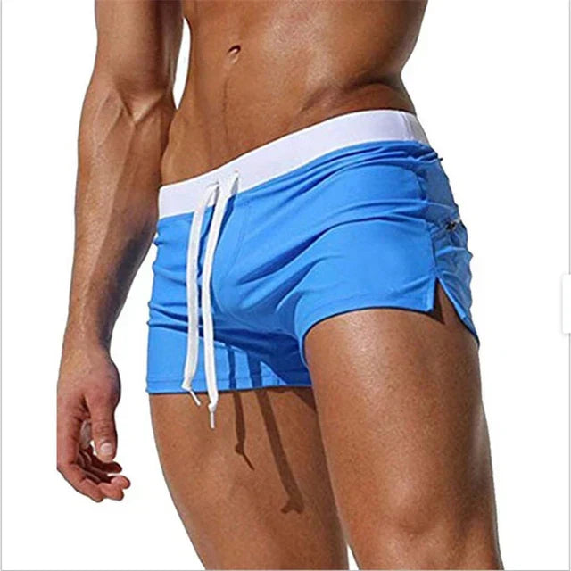 Quick-Dry Swim Shorts with Adjustable Waistband