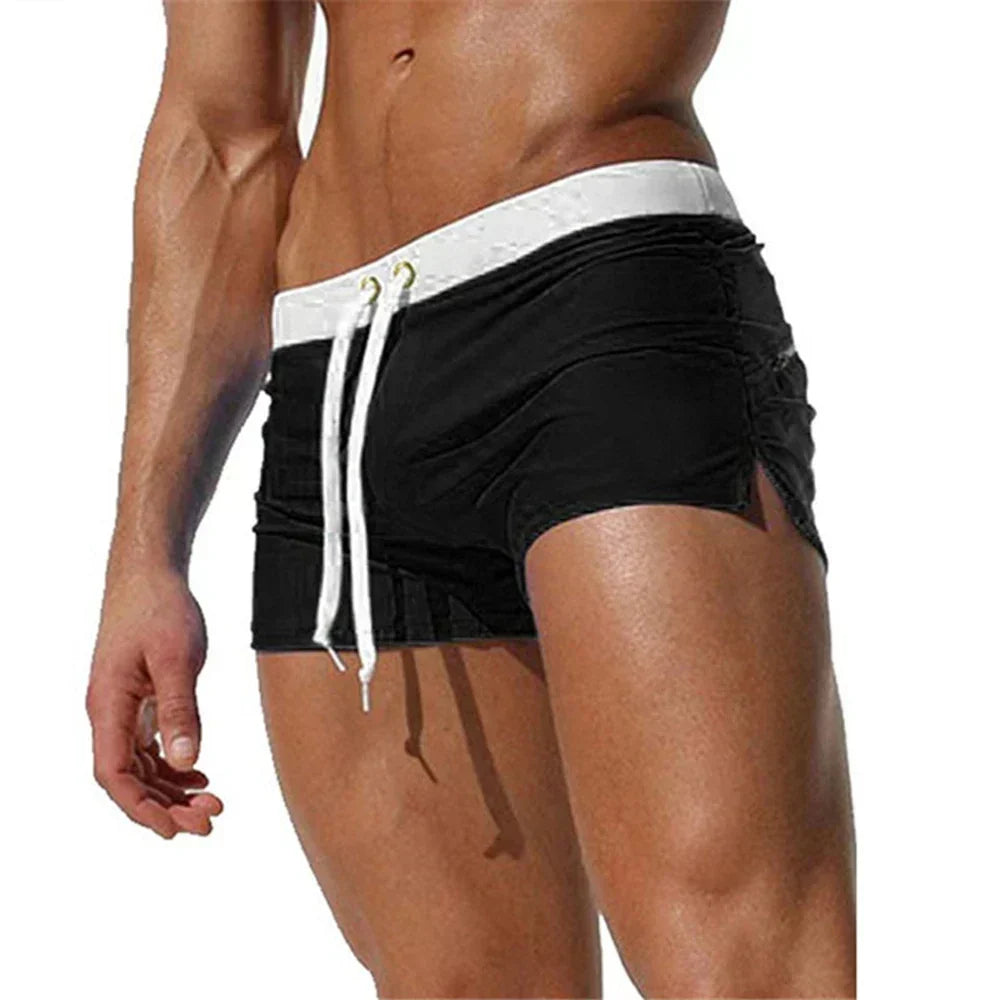 Quick-Dry Swim Shorts with Adjustable Waistband