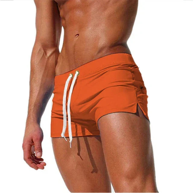 Quick-Dry Swim Shorts with Adjustable Waistband