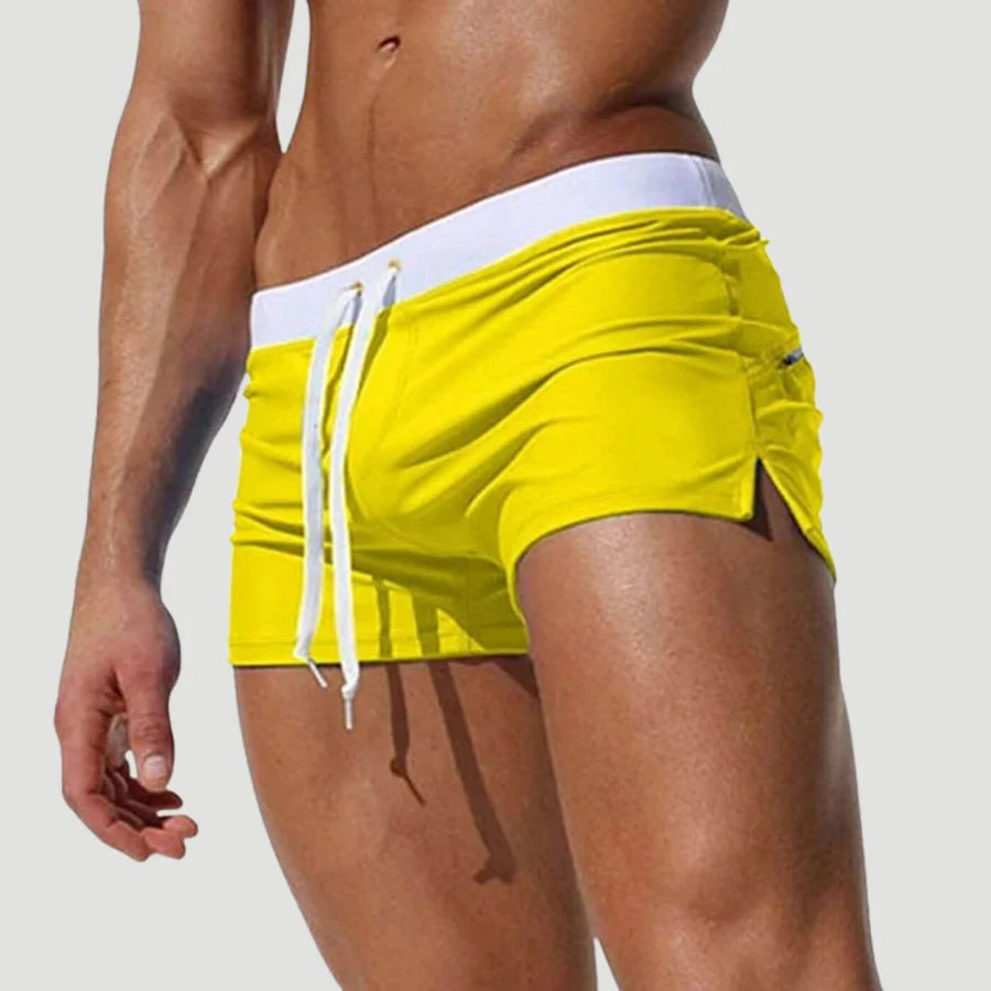 Quick-Drying Men's Swim Shorts - Adjustable Drawstring | Comfort