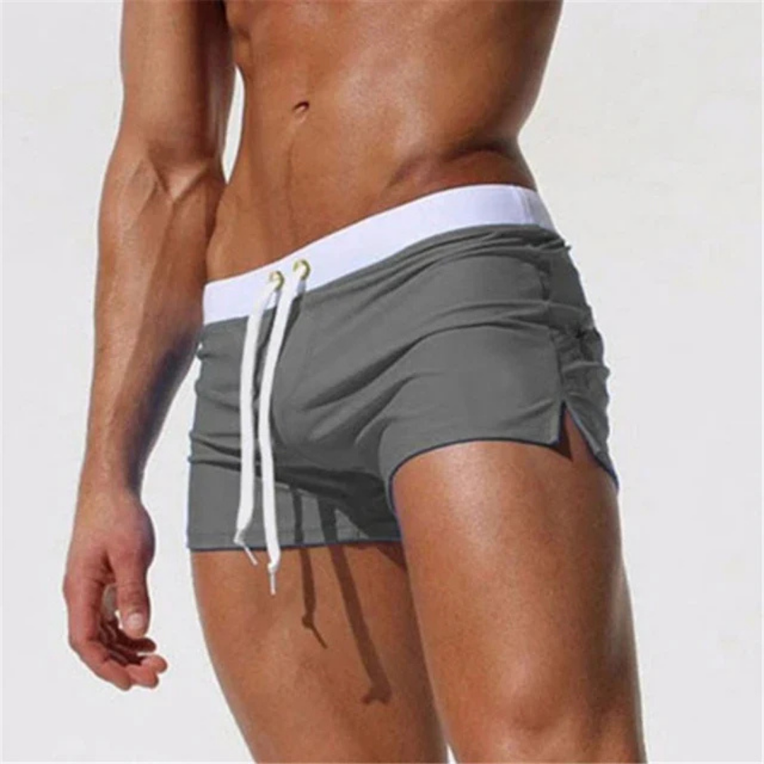 Quick-Drying Men's Swim Shorts - Adjustable Drawstring | Comfort