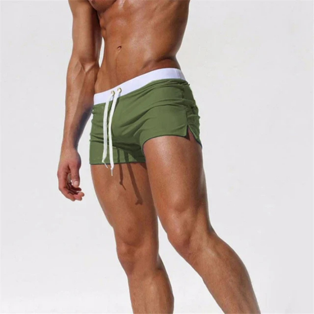 Quick-Drying Men's Swim Shorts - Adjustable Drawstring | Comfort