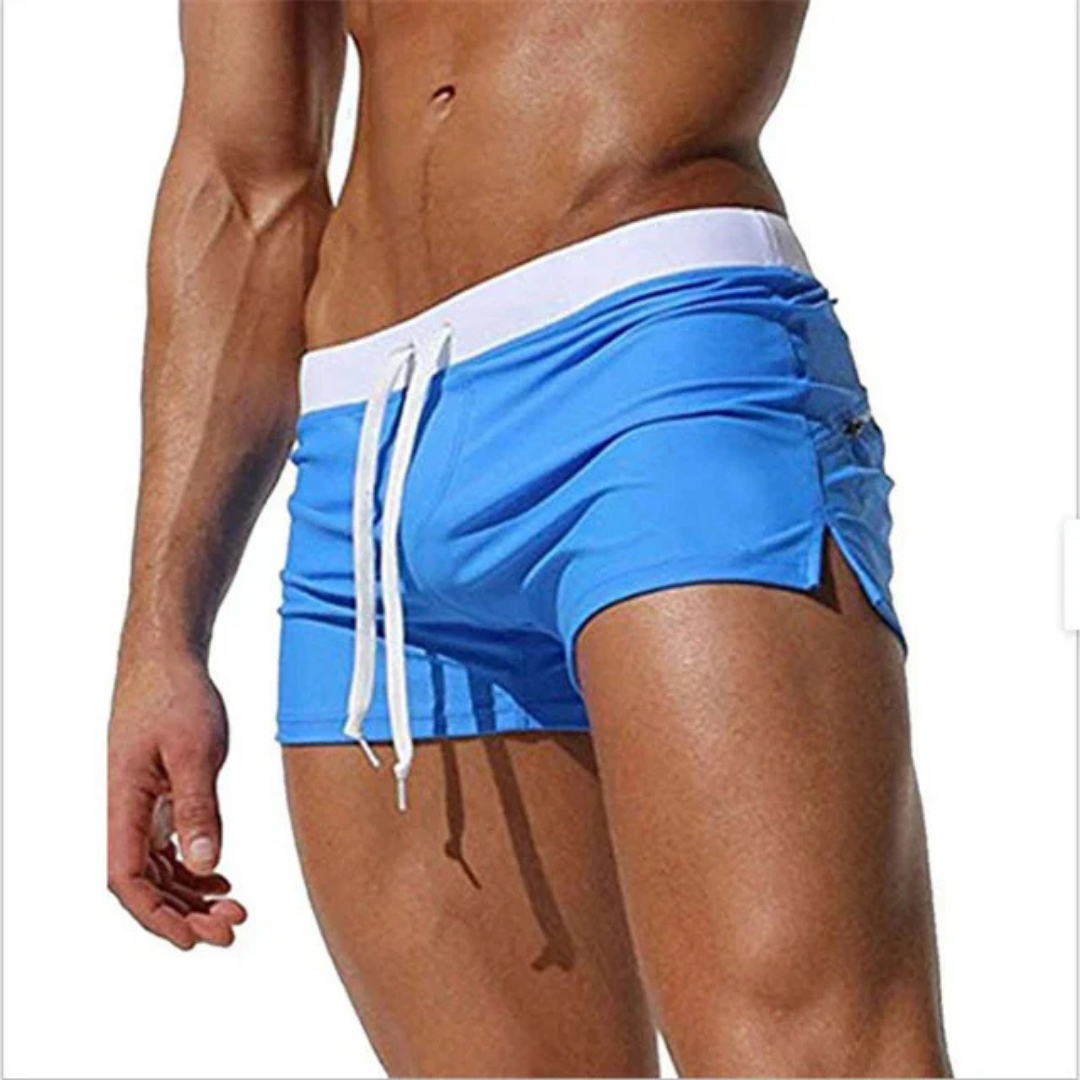 Quick-Drying Men's Swim Shorts - Adjustable Drawstring | Comfort