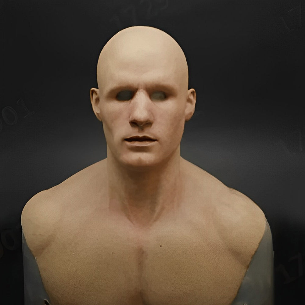 Realistic Old Man Mask – Halloween and Cosplay Latex Mask with Movable Mouth