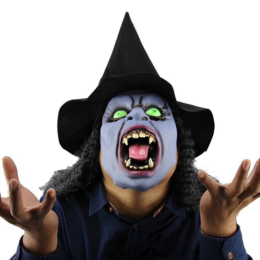 Realistic Old Man Mask – Halloween and Cosplay Latex Mask with Movable Mouth