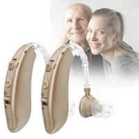 Rechargeable Digital Hearing Aids Behind the Ear BTE with Noise Reduction