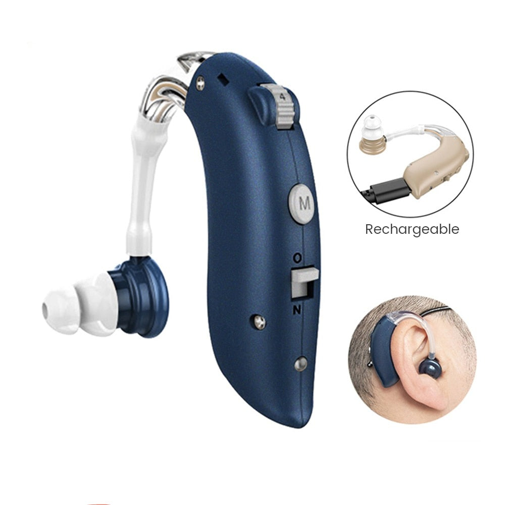 Rechargeable Hearing Aid - Clear Sound & Long Battery Life
