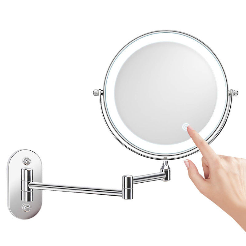 Rechargeable Wall Mounted Shaving Mirror with LED Lights