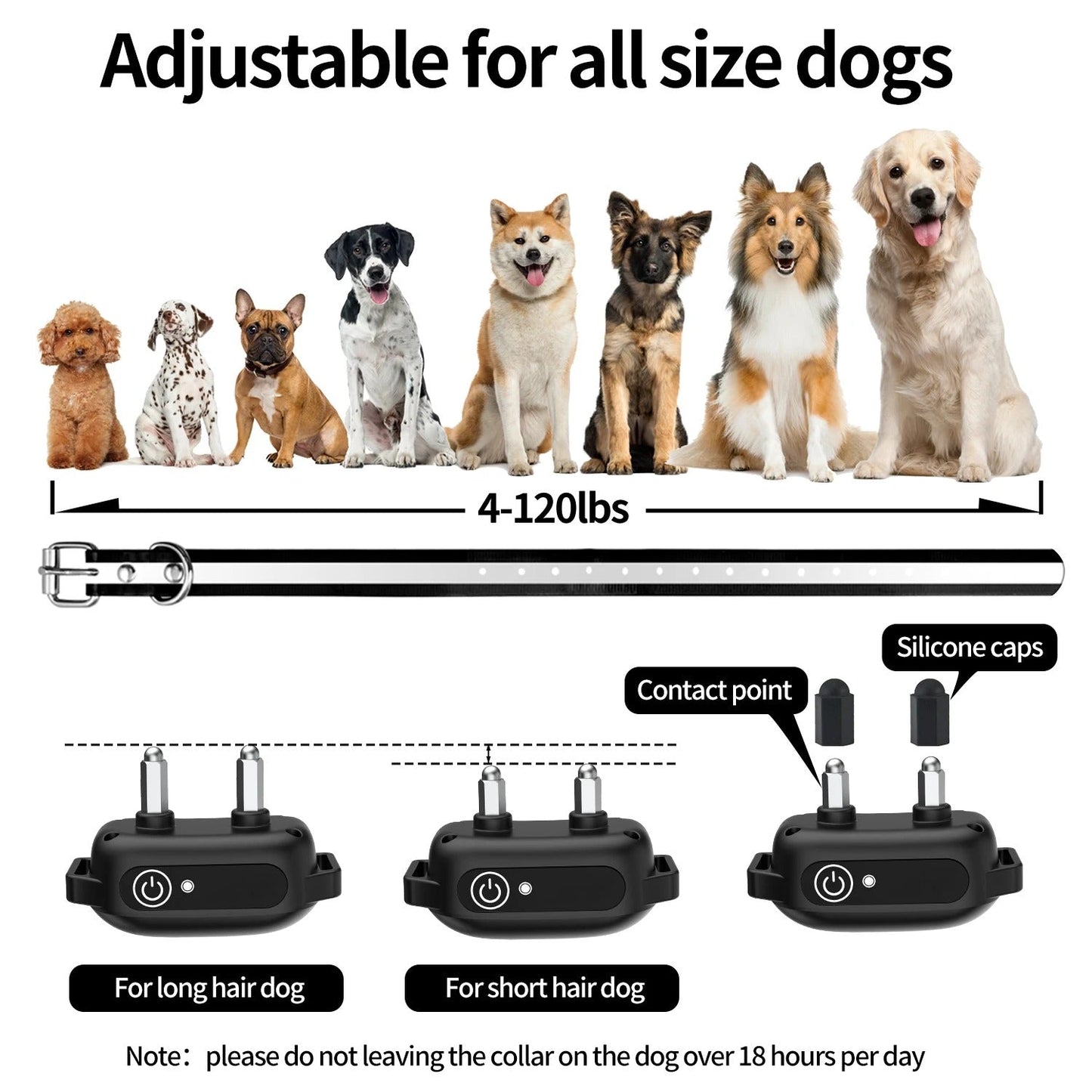 Rechargeable Waterproof Dog Training Collar