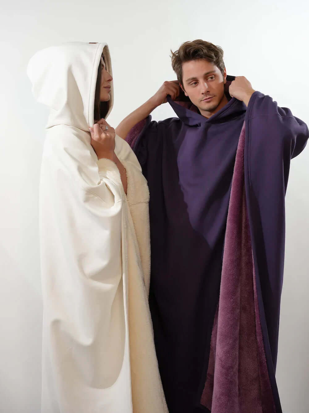 Relax with our cozy, weighted hoodie