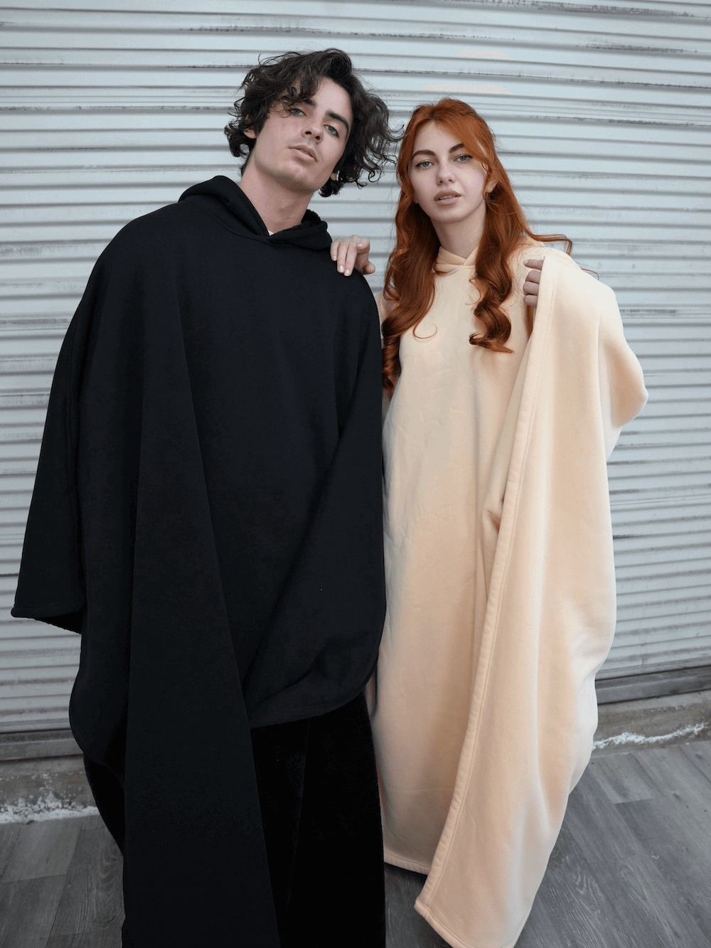 Relax with our cozy, weighted hoodie