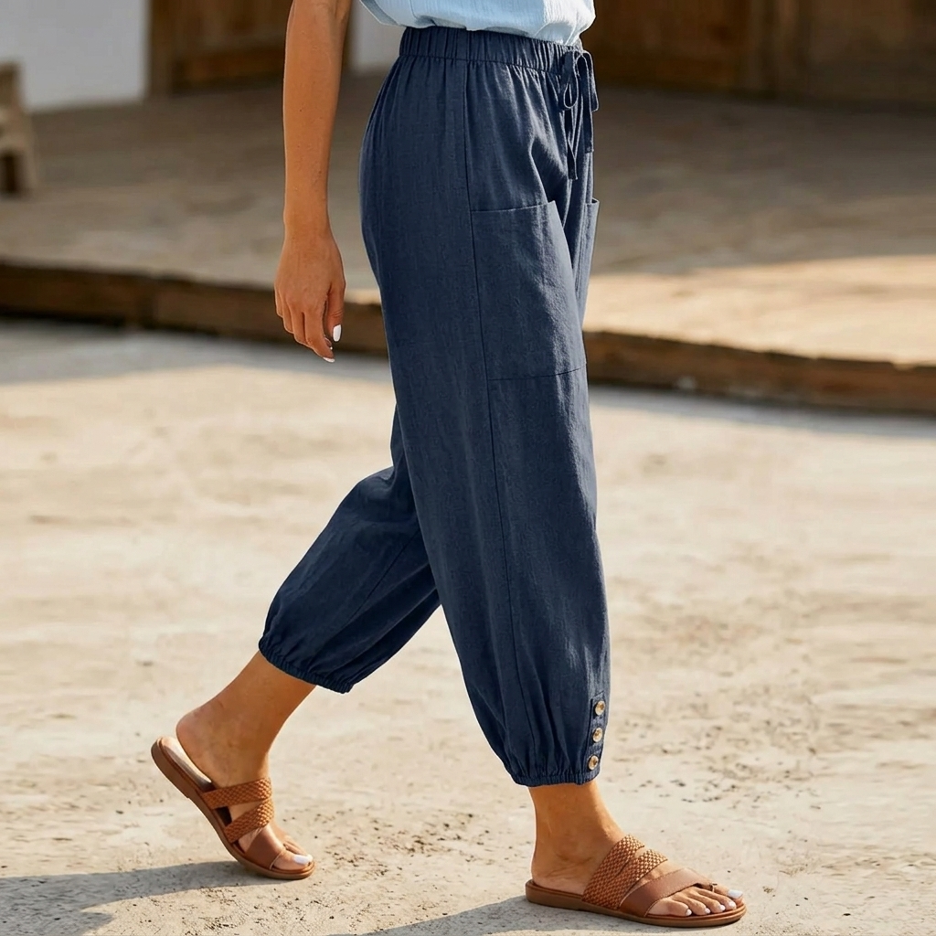 Relaxed Fit Capris