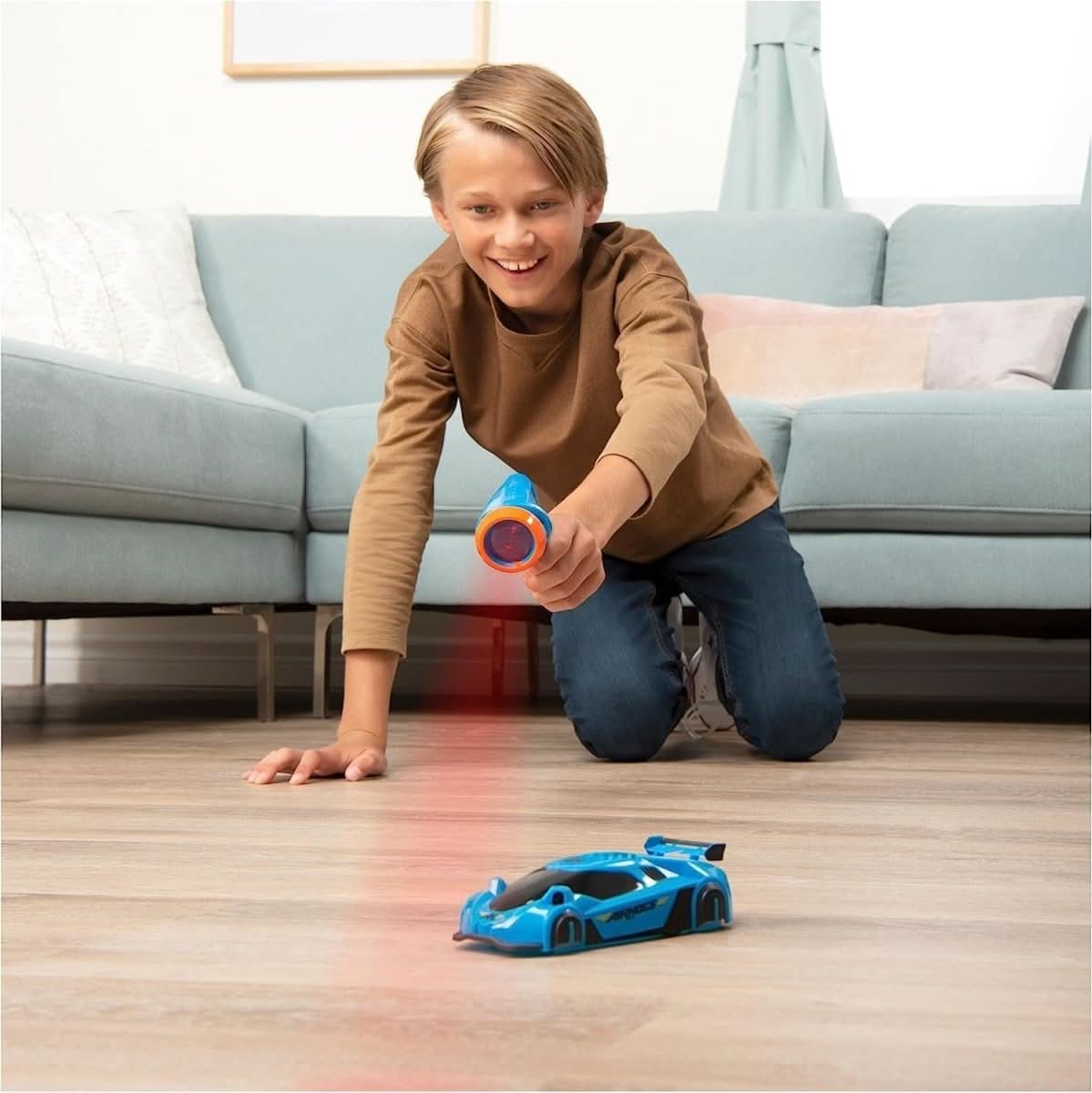 Remote Controlled AeroClimb RC Car with 360° Stunts and LED – Remote Control Car for Kids