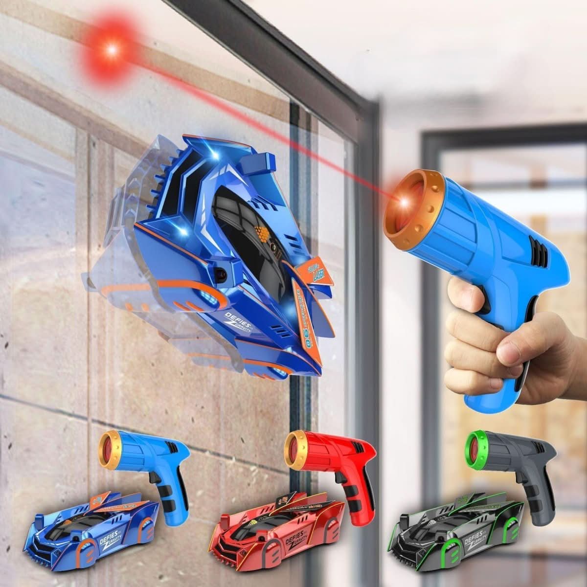Remote Controlled AeroClimb RC Car with 360° Stunts and LED – Remote Control Car for Kids