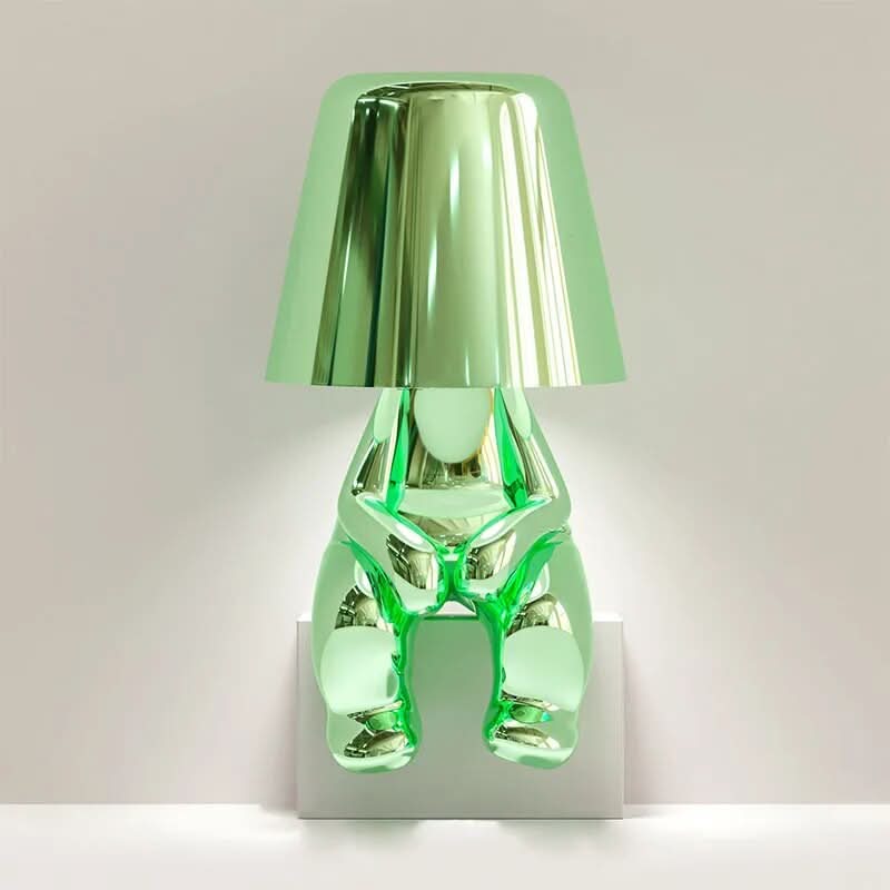 Resin Thinker LED Table Lamp