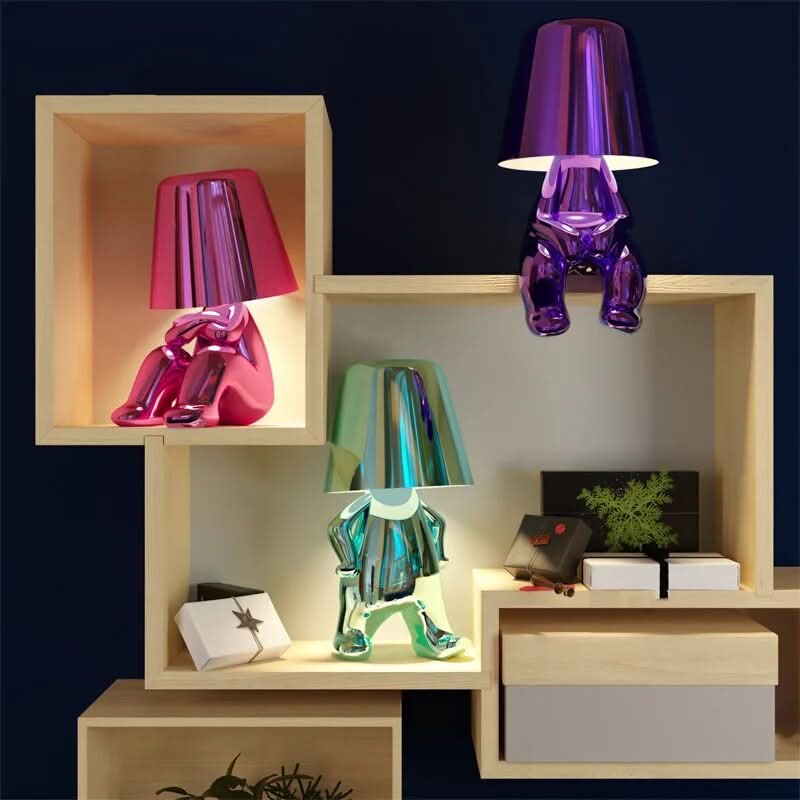 Resin Thinker LED Table Lamp