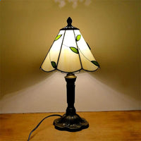 Retro Baroque Tiffany Glass LED Table Lamp E27