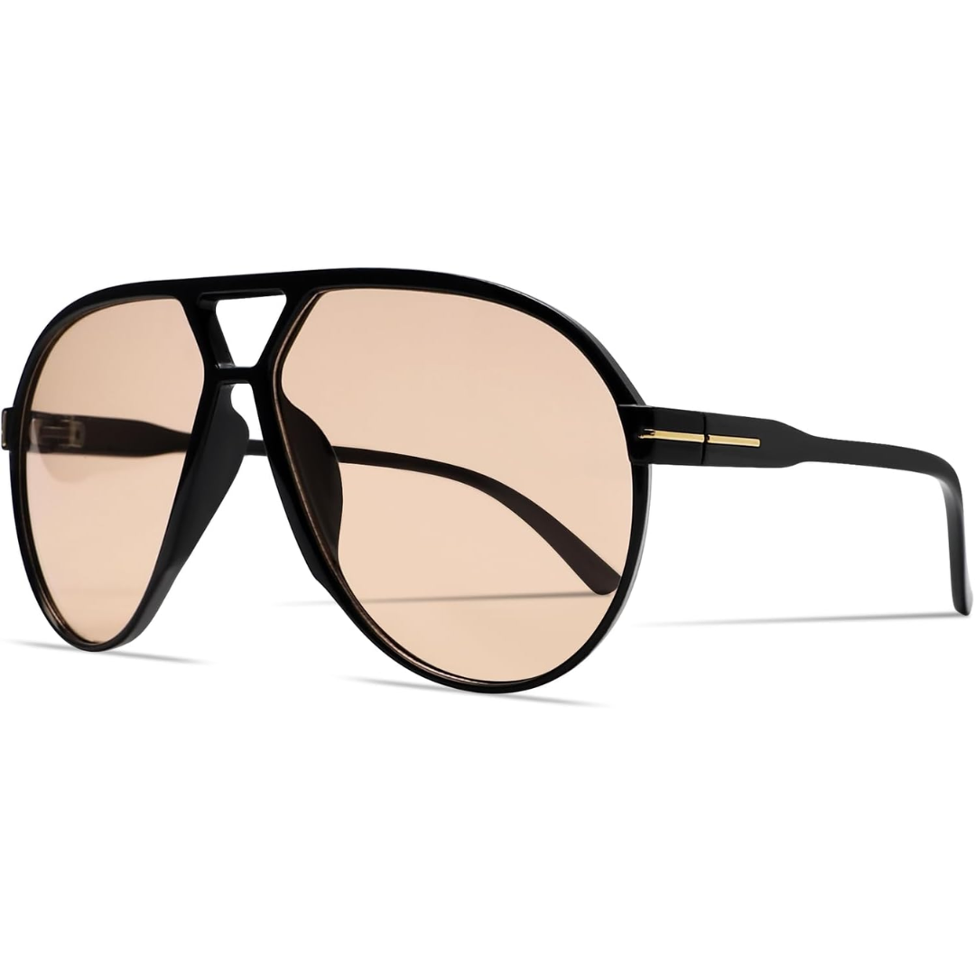 Retro Oversized Aviator Sunglasses