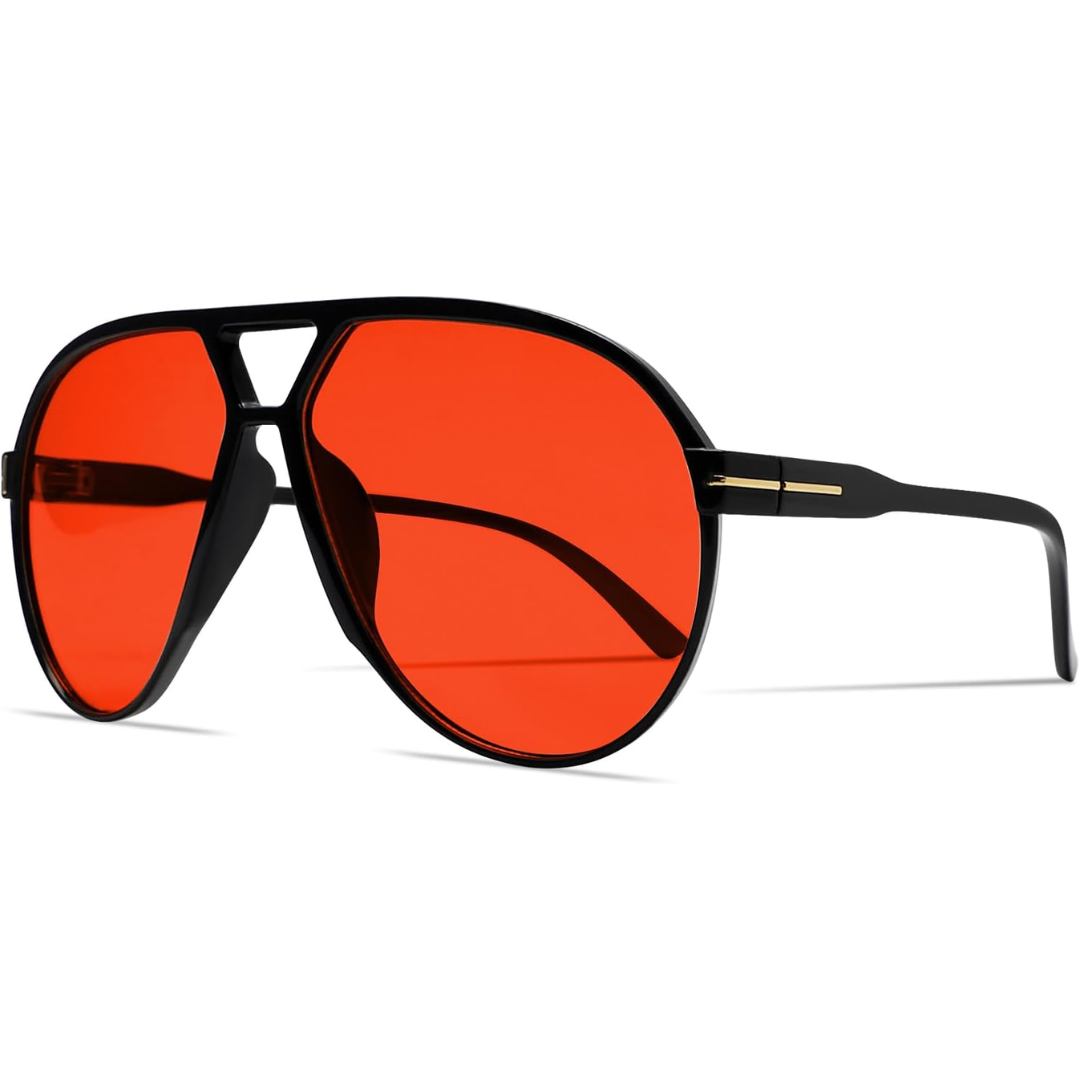 Retro Oversized Aviator Sunglasses