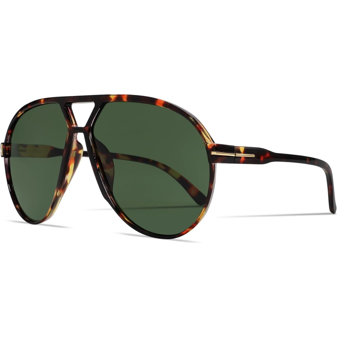 Retro Oversized Aviator Sunglasses