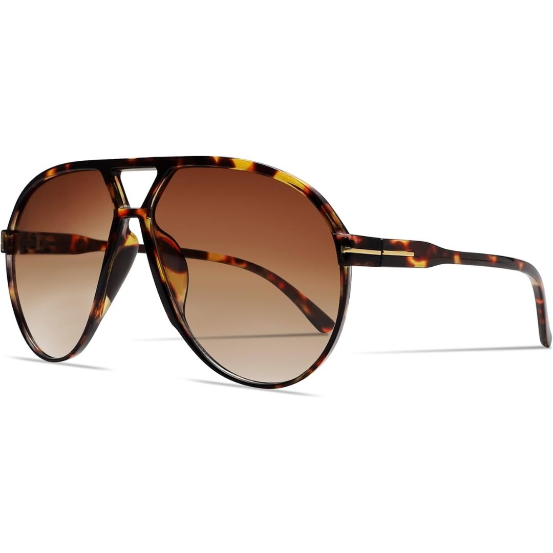 Retro Oversized Aviator Sunglasses