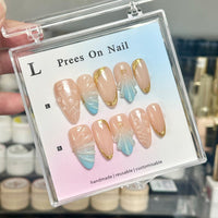Reusable Handmade Press-On Nail Art Set