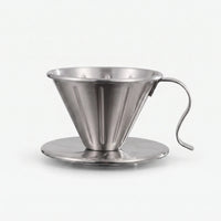 Ribbed Pour-Over Coffee Dripper