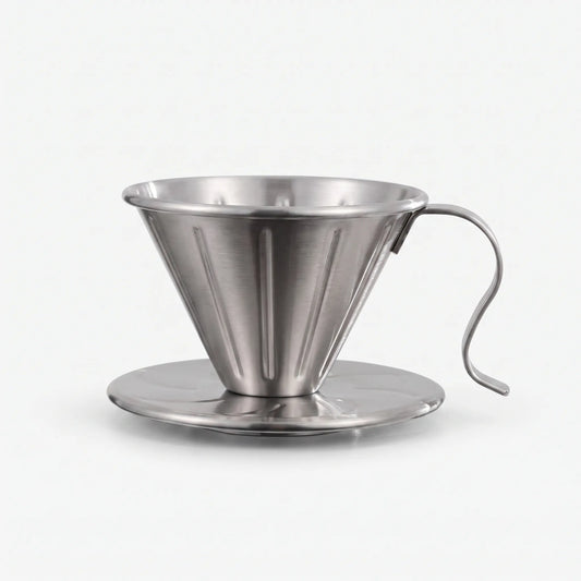 Ribbed Pour-Over Coffee Dripper