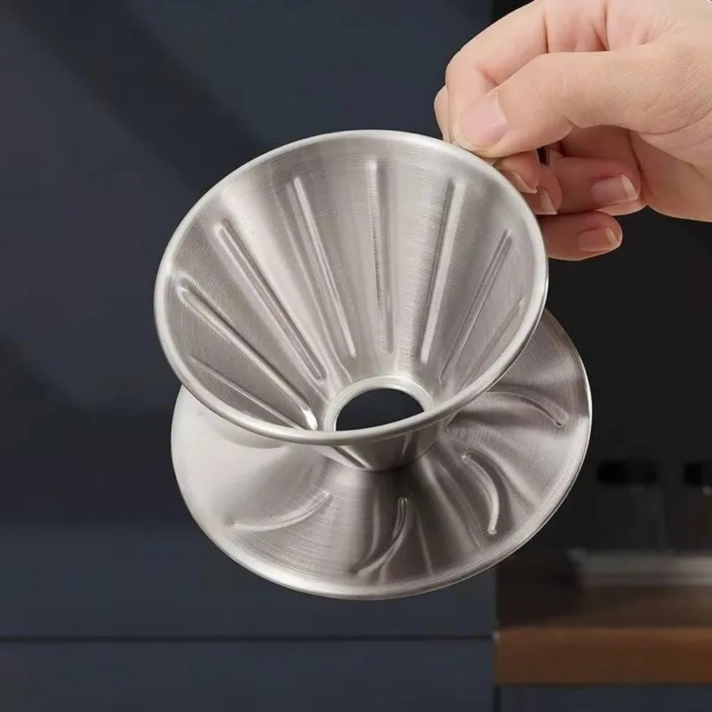 Ribbed Pour-Over Coffee Dripper
