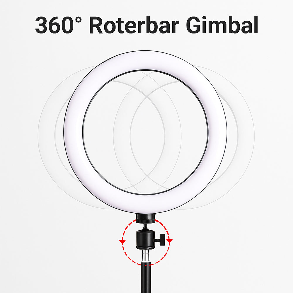 Ring Light with Stand – 3 Color Temperatures – LJJ-26