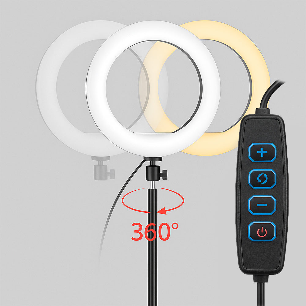 Ring Light with Stand – 3 Color Temperatures – LJJ-26