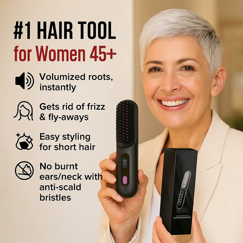 Rose® HairComb: Quick, Smooth And Safe Styling