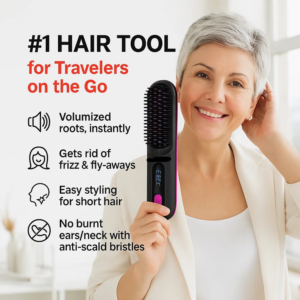 Rose® HairComb: Quick, Smooth And Safe Styling