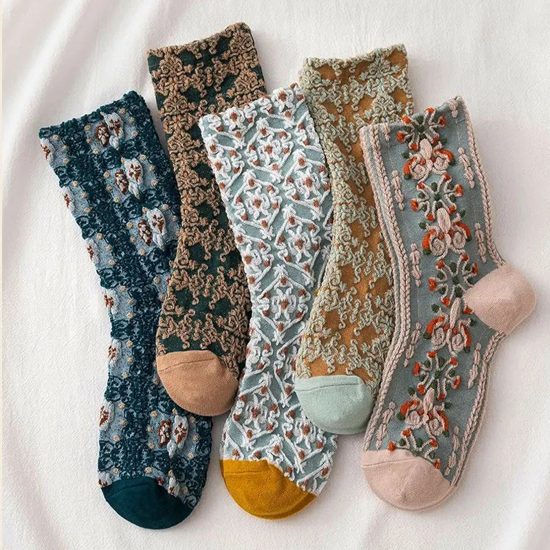 Rosedale Blossom Socks