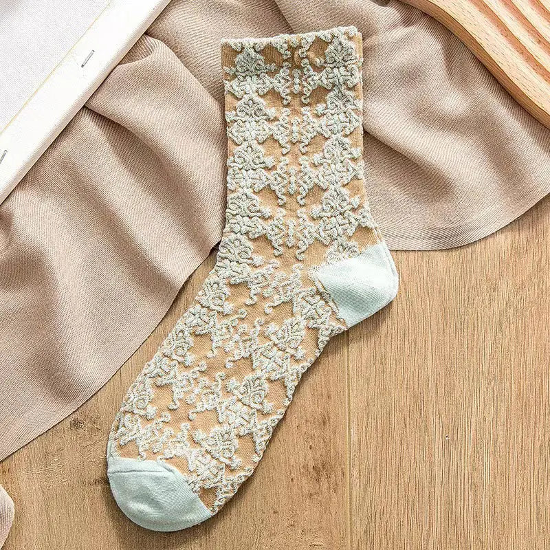 Rosedale Blossom Socks