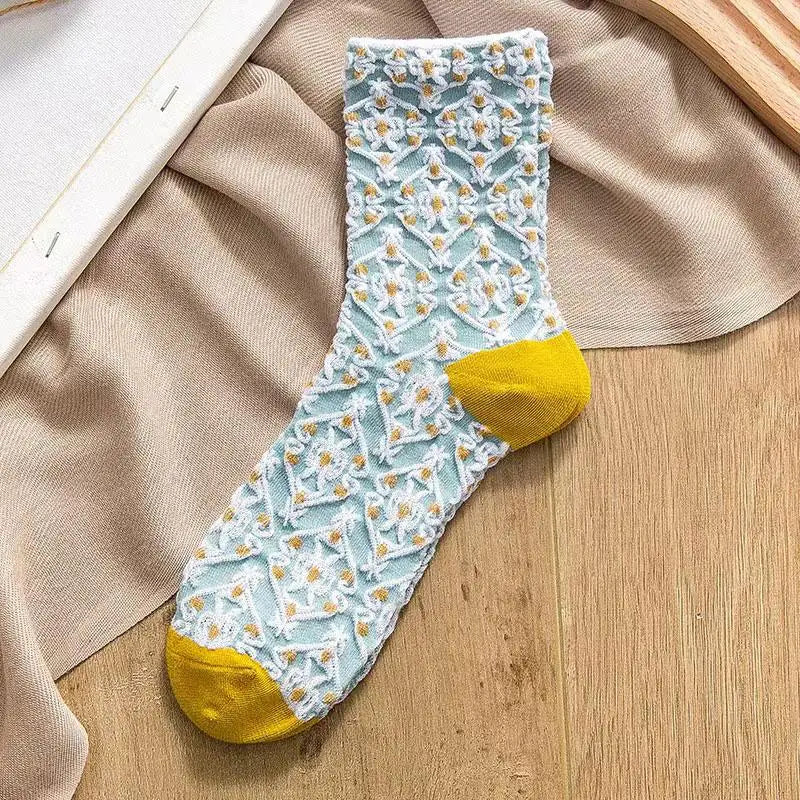 Rosedale Blossom Socks