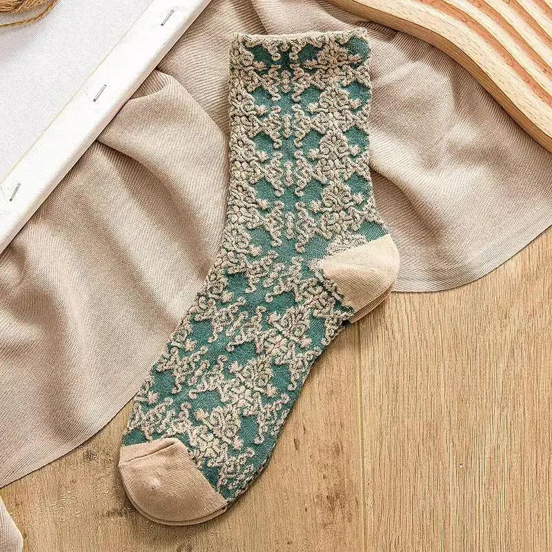 Rosedale Blossom Socks