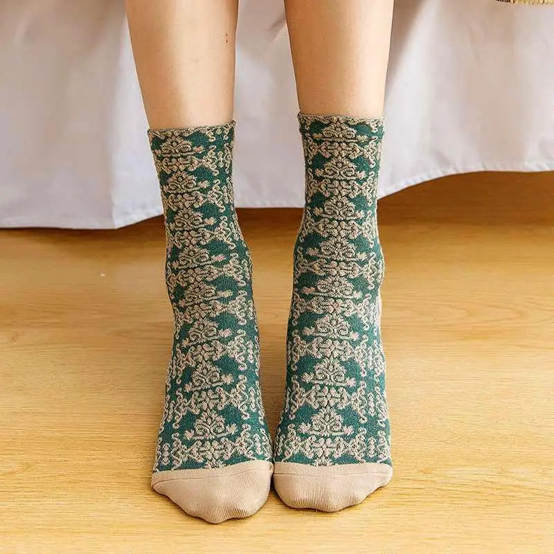 Rosedale Blossom Socks