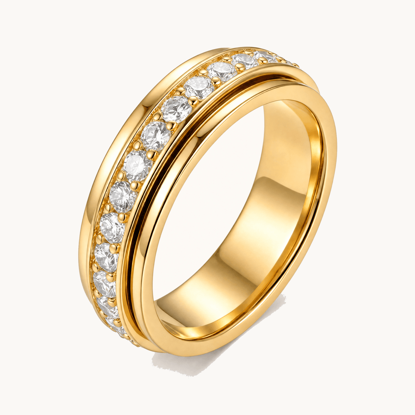 Rotating Zirconia Spinner Ring
