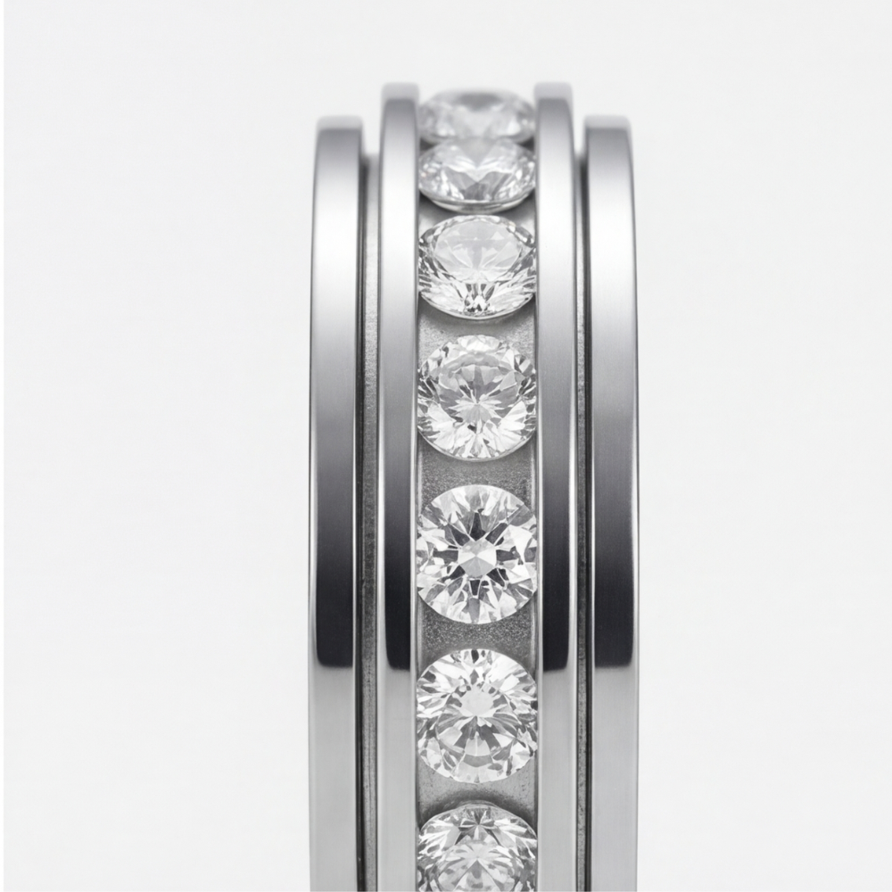 Rotating Zirconia Spinner Ring