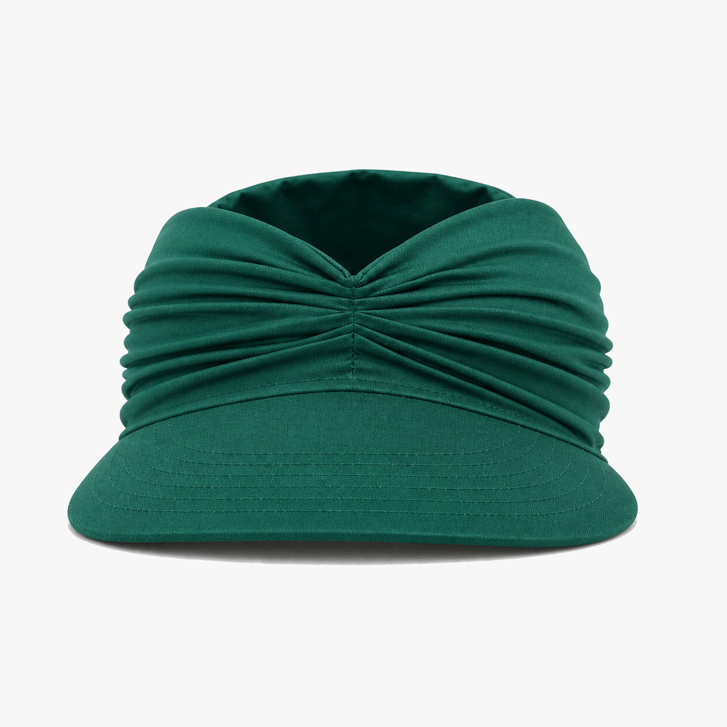 Ruched UPF 50+ Sun Visor, Packable Wide Brim