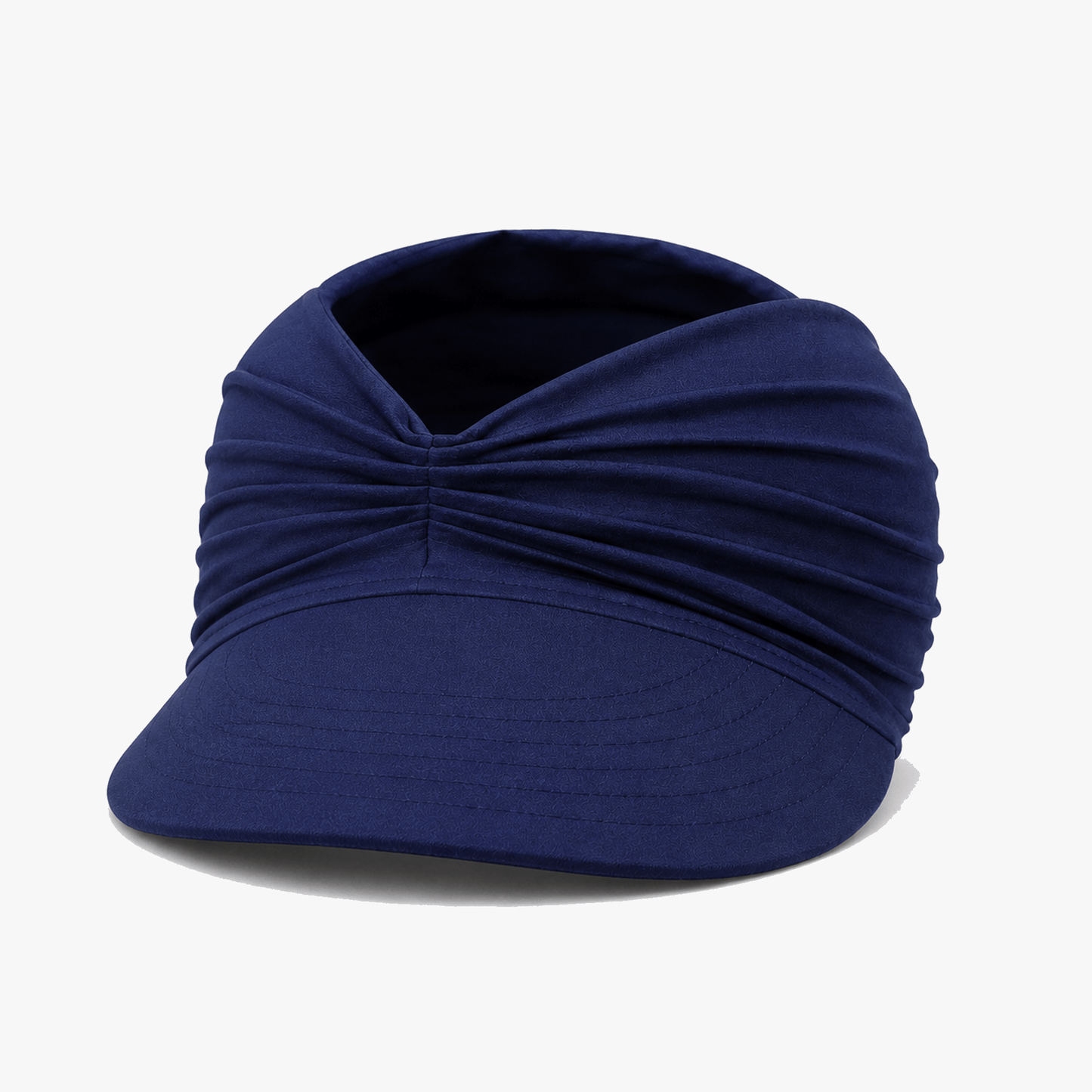 Ruched UPF 50+ Sun Visor, Packable Wide Brim