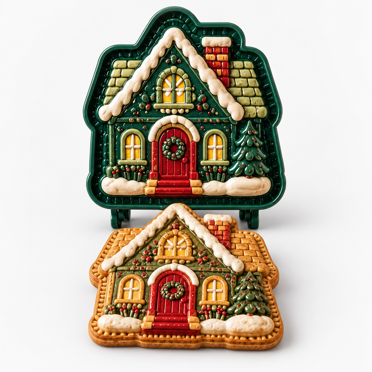 Santa Face Hand Pie Press