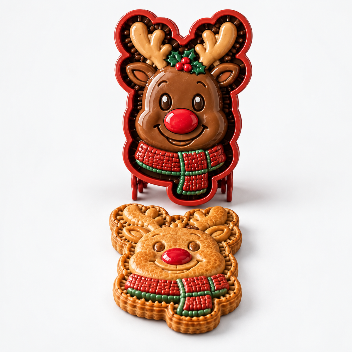 Santa Face Hand Pie Press