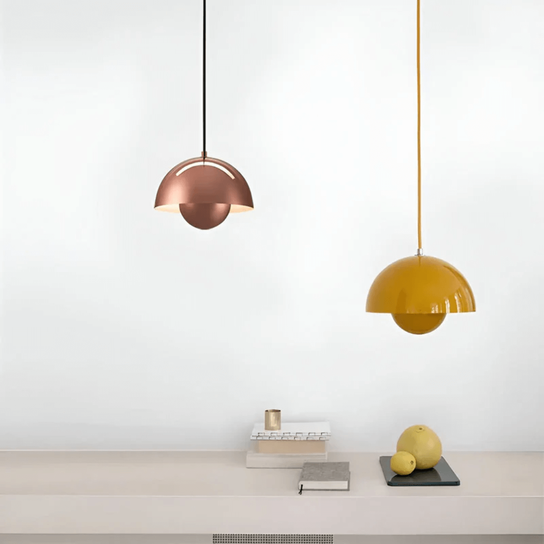 Scandinavian LED Pendant Lamp - Flower Pot Design