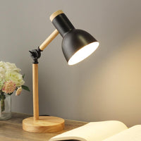 Scandinavian Wooden Desk Lamp